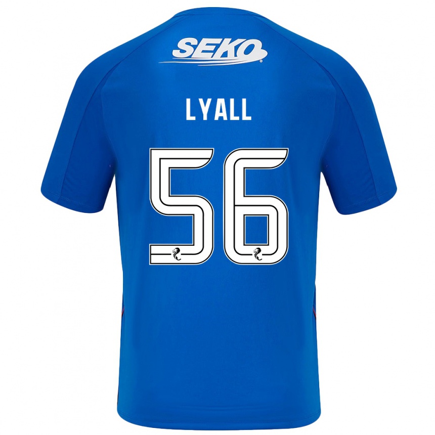 Niño Fútbol Camiseta Arron Lyall #56 Azul Oscuro 1ª Equipación 2024/25 México