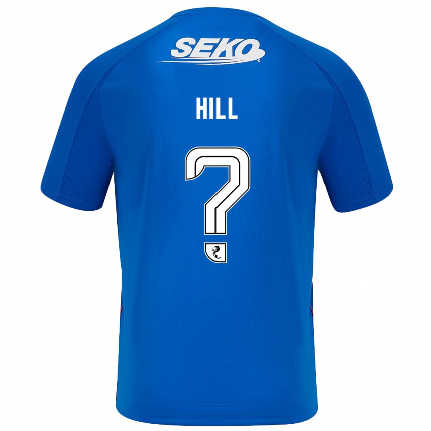 Niño Fútbol Camiseta Katherine Hill #0 Azul Oscuro 1ª Equipación 2024/25 México