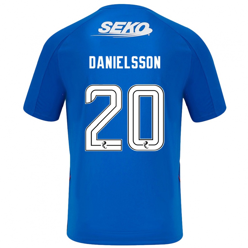 Niño Fútbol Camiseta Jenny Julia Danielsson #20 Azul Oscuro 1ª Equipación 2024/25 México