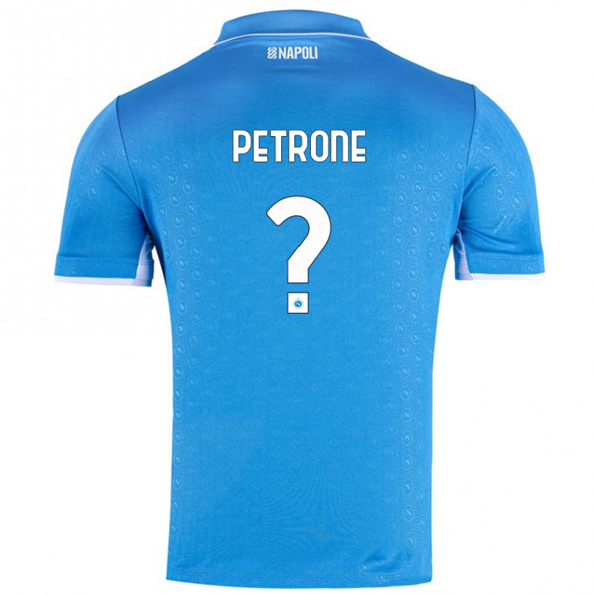 Niño Fútbol Camiseta Andrea Petrone #0 Azul Cielo 1ª Equipación 2024/25 México