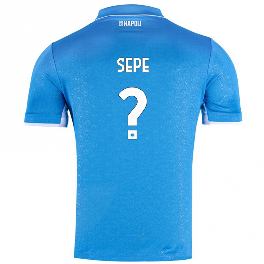 Niño Fútbol Camiseta Mauro Sepe #0 Azul Cielo 1ª Equipación 2024/25 México