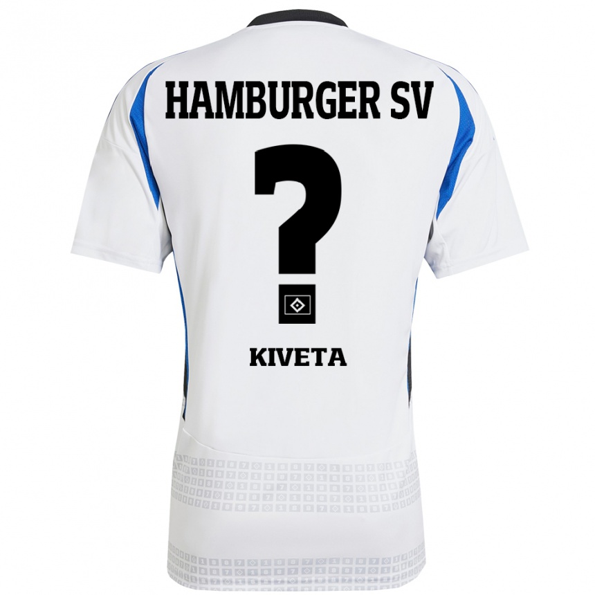 Niño Fútbol Camiseta Glory Kiveta #0 Blanco Azul 1ª Equipación 2024/25 México