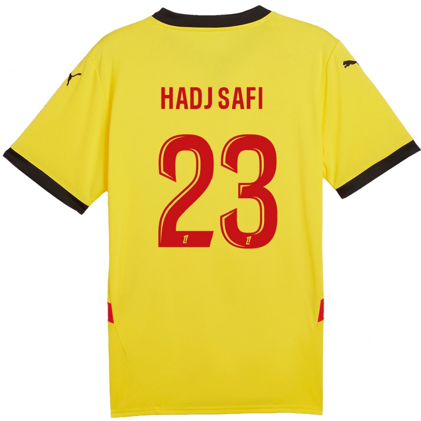 Niño Fútbol Camiseta Souhina Hadj Safi #23 Amarillo Rojo 1ª Equipación 2024/25 México