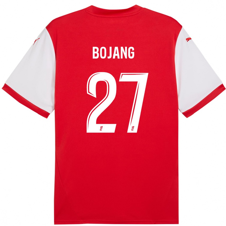 Niño Fútbol Camiseta Adama Bojang #27 Rojo Blanco 1ª Equipación 2024/25 México