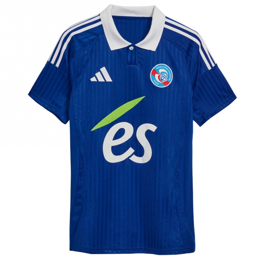 Niño Fútbol Camiseta Ismaël Doukouré #29 Azul Blanco 1ª Equipación 2024/25 México