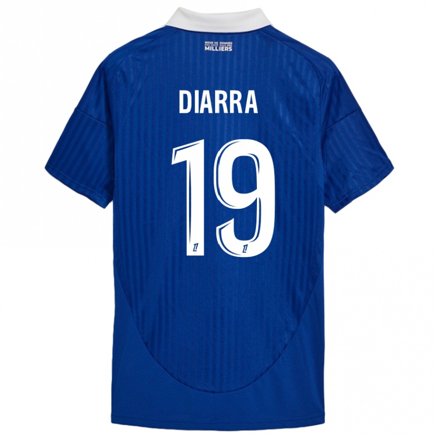 Niño Fútbol Camiseta Habib Diarra #19 Azul Blanco 1ª Equipación 2024/25 México