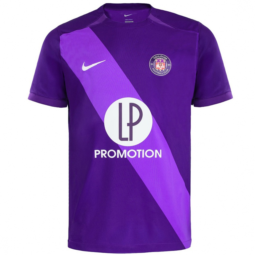 Niño Fútbol Camiseta Luca Mailhol #0 Morado Blanco 1ª Equipación 2024/25 México