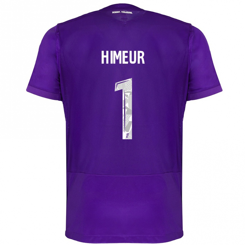 Niño Fútbol Camiseta Thomas Himeur #1 Morado Blanco 1ª Equipación 2024/25 México