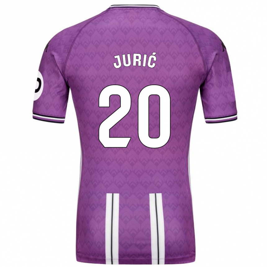 Niño Fútbol Camiseta Stanko Juric #20 Púrpura Blanco 1ª Equipación 2024/25 México