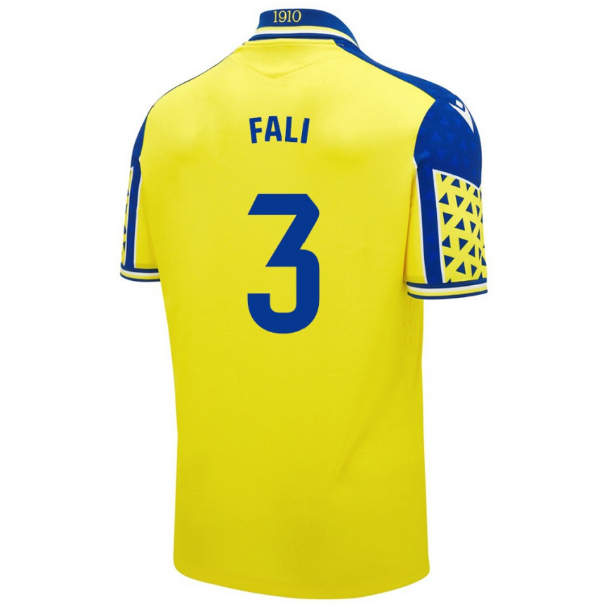 Niño Fútbol Camiseta Fali #3 Amarillo Azul 1ª Equipación 2024/25 México