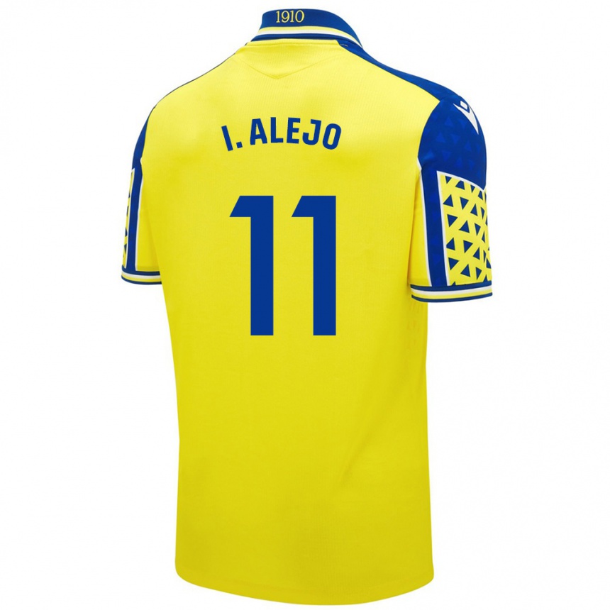 Niño Fútbol Camiseta Iván Alejo #11 Amarillo Azul 1ª Equipación 2024/25 México