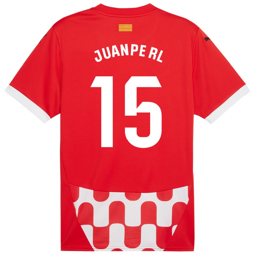 Niño Fútbol Camiseta Juanpe #15 Rojo Blanco 1ª Equipación 2024/25 México