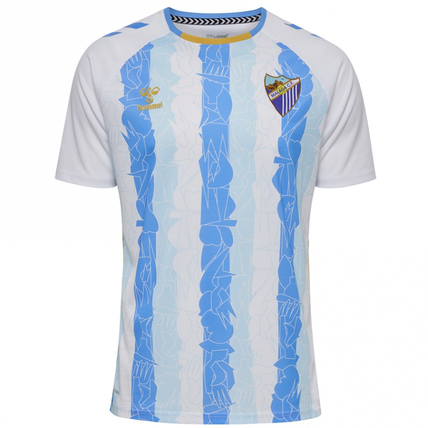 Niño Fútbol Camiseta Míriam #21 Blanco Azul 1ª Equipación 2024/25 México