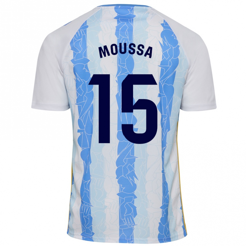 Niño Fútbol Camiseta Moussa Diarra #15 Blanco Azul 1ª Equipación 2024/25 México