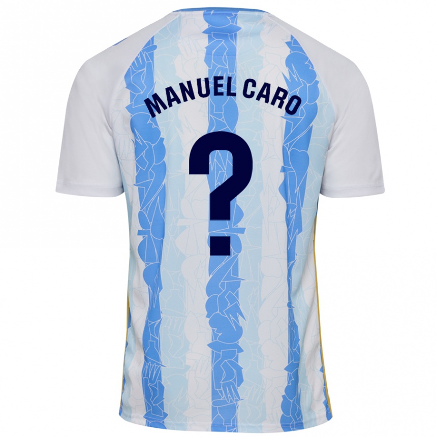 Niño Fútbol Camiseta José Manuel Caro #0 Blanco Azul 1ª Equipación 2024/25 México