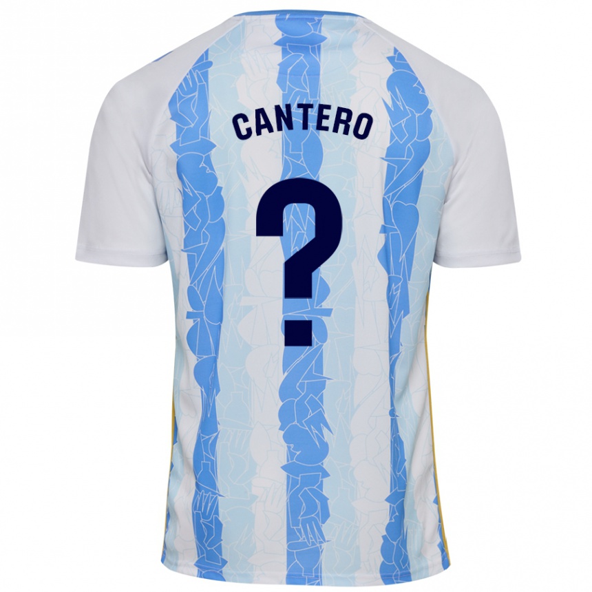 Niño Fútbol Camiseta José Cantero #0 Blanco Azul 1ª Equipación 2024/25 México