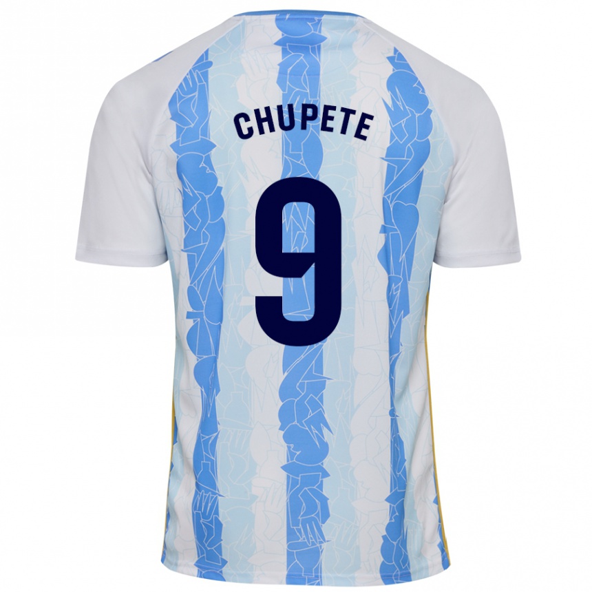 Niño Fútbol Camiseta Chupete #9 Blanco Azul 1ª Equipación 2024/25 México