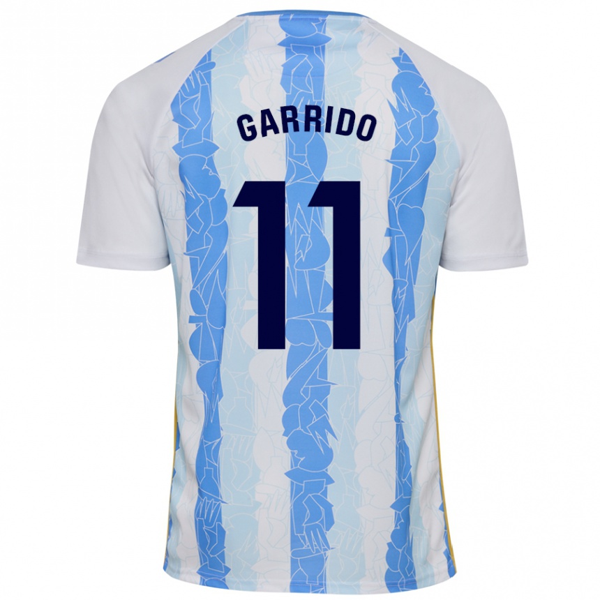 Niño Fútbol Camiseta Rafael Garrido #11 Blanco Azul 1ª Equipación 2024/25 México