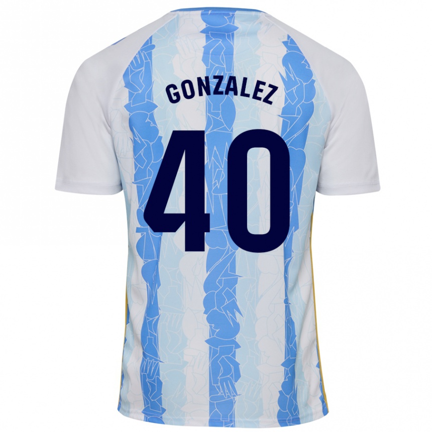 Niño Fútbol Camiseta Carol González #40 Blanco Azul 1ª Equipación 2024/25 México