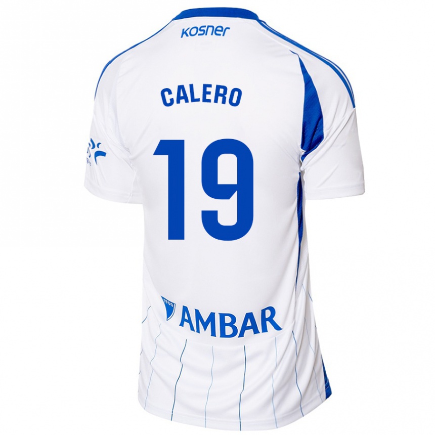 Niño Fútbol Camiseta Iván Calero #19 Rojo Blanco 1ª Equipación 2024/25 México