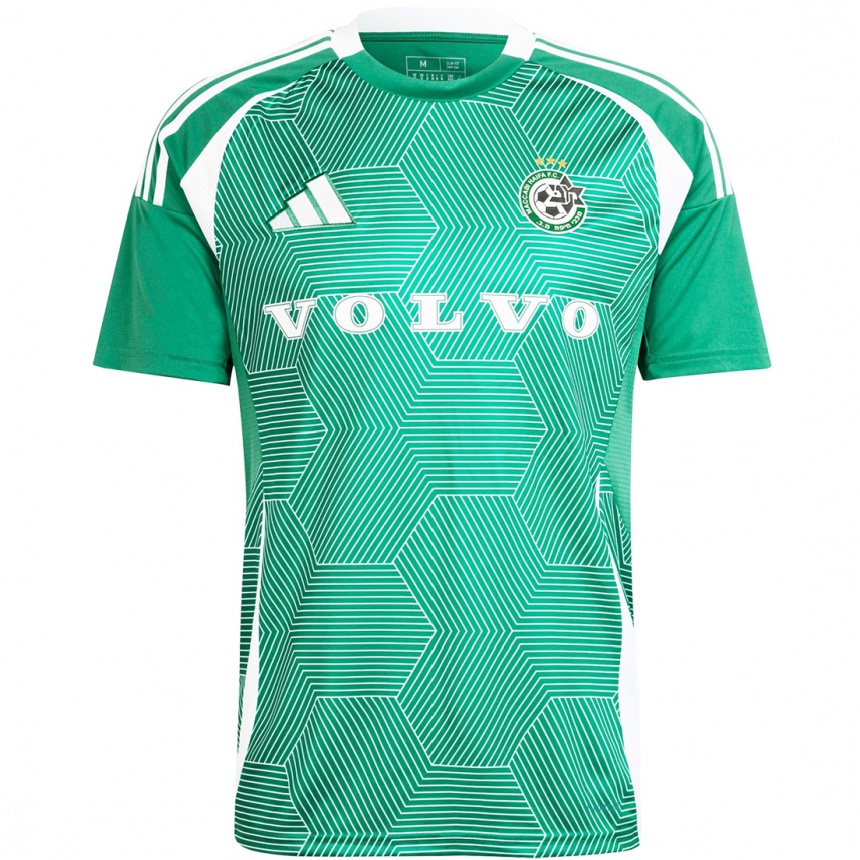 Niño Fútbol Camiseta Rami Gershon #55 Verde Blanco 1ª Equipación 2024/25 México