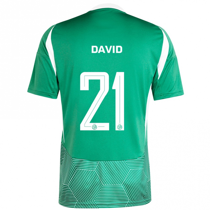 Niño Fútbol Camiseta Dean David #21 Verde Blanco 1ª Equipación 2024/25 México