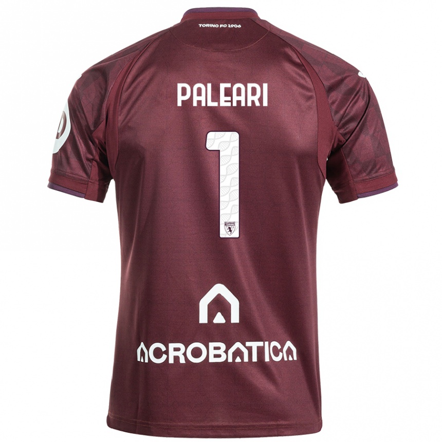 Niño Fútbol Camiseta Alberto Paleari #1 Granate Blanco 1ª Equipación 2024/25 México