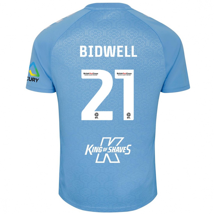 Niño Fútbol Camiseta Jake Bidwell #21 Azul Blanco 1ª Equipación 2024/25 México