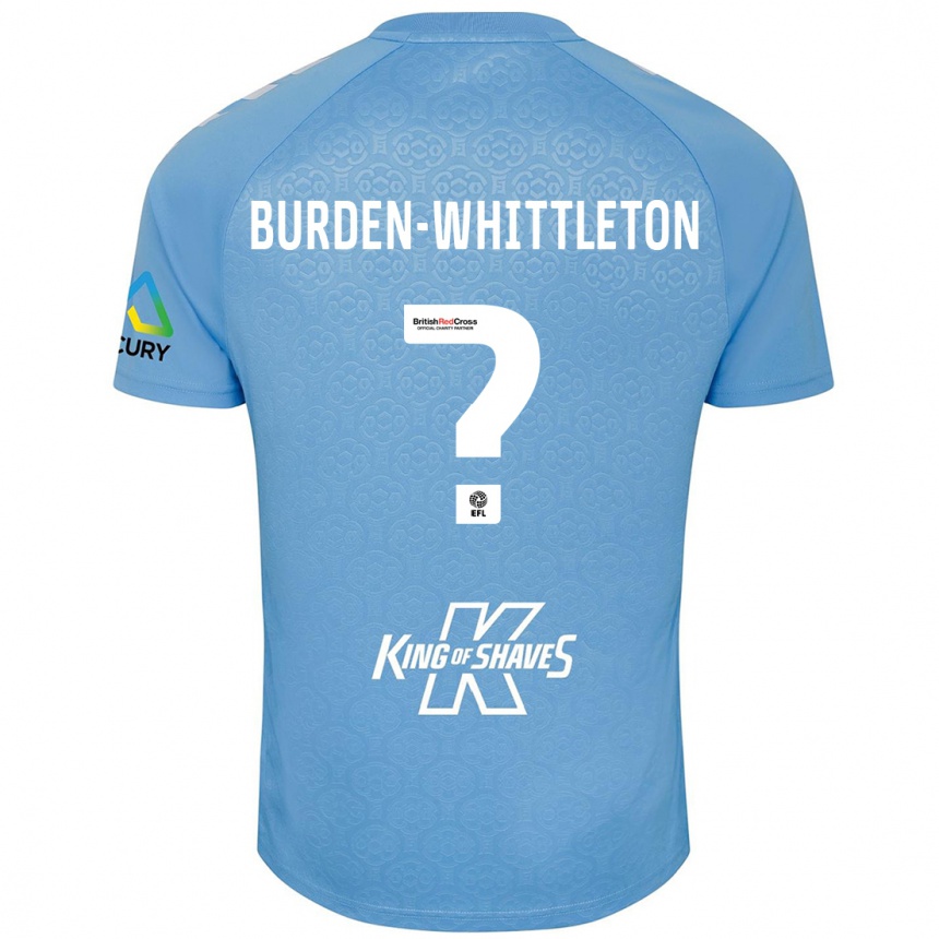 Niño Fútbol Camiseta Charlie Burden-Whittleton #0 Azul Blanco 1ª Equipación 2024/25 México