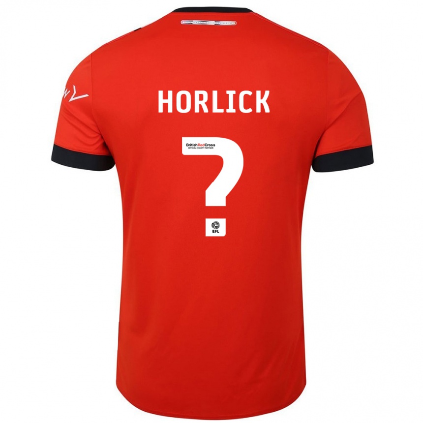 Niño Fútbol Camiseta Jameson Horlick #0 Naranja Negro 1ª Equipación 2024/25 México