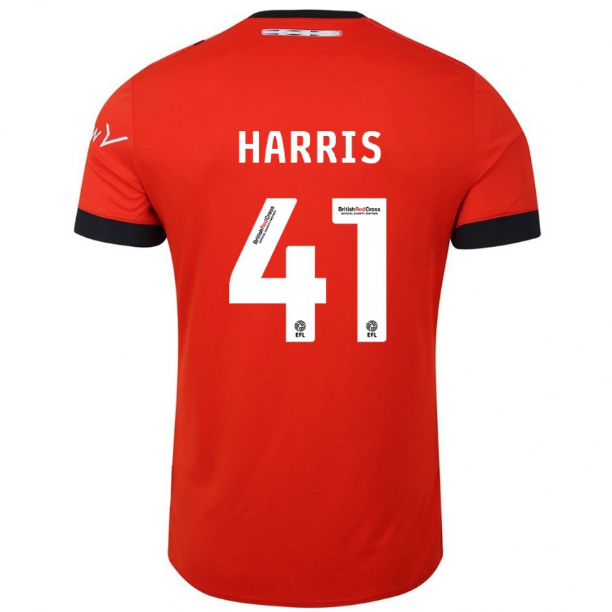 Niño Fútbol Camiseta Taylan Harris #41 Naranja Negro 1ª Equipación 2024/25 México