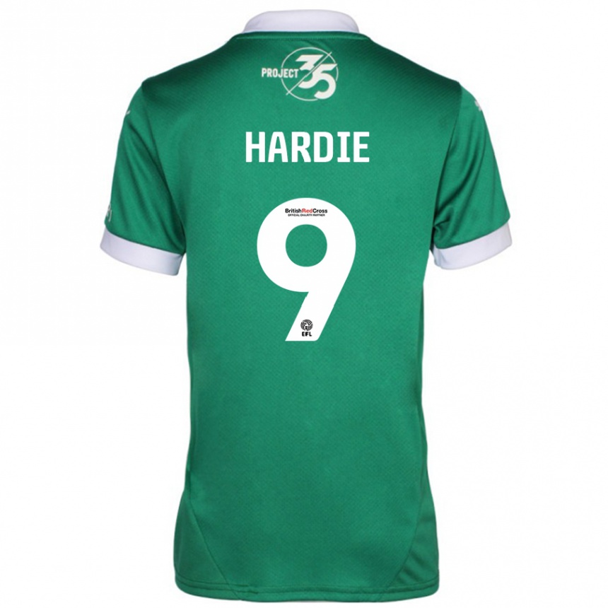 Niño Fútbol Camiseta Ryan Hardie #9 Verde Blanco 1ª Equipación 2024/25 México