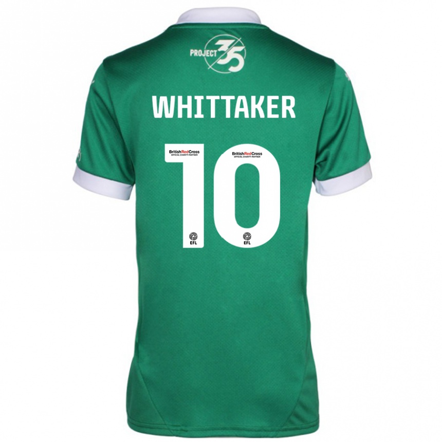 Niño Fútbol Camiseta Morgan Whittaker #10 Verde Blanco 1ª Equipación 2024/25 México