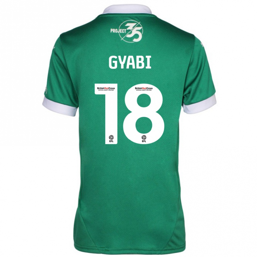 Niño Fútbol Camiseta Darko Gyabi #18 Verde Blanco 1ª Equipación 2024/25 México