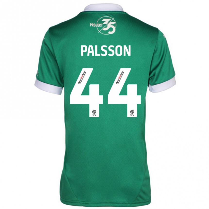 Niño Fútbol Camiseta Victor Pálsson #44 Verde Blanco 1ª Equipación 2024/25 México