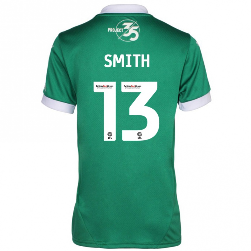 Niño Fútbol Camiseta Grace Smith #13 Verde Blanco 1ª Equipación 2024/25 México