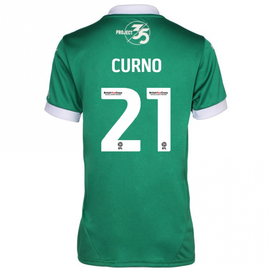 Niño Fútbol Camiseta Maddi Curno #21 Verde Blanco 1ª Equipación 2024/25 México