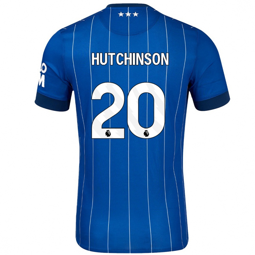 Niño Fútbol Camiseta Omari Hutchinson #20 Azul Marino 1ª Equipación 2024/25 México