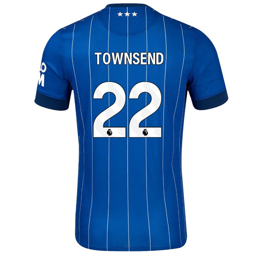 Niño Fútbol Camiseta Conor Townsend #22 Azul Marino 1ª Equipación 2024/25 México