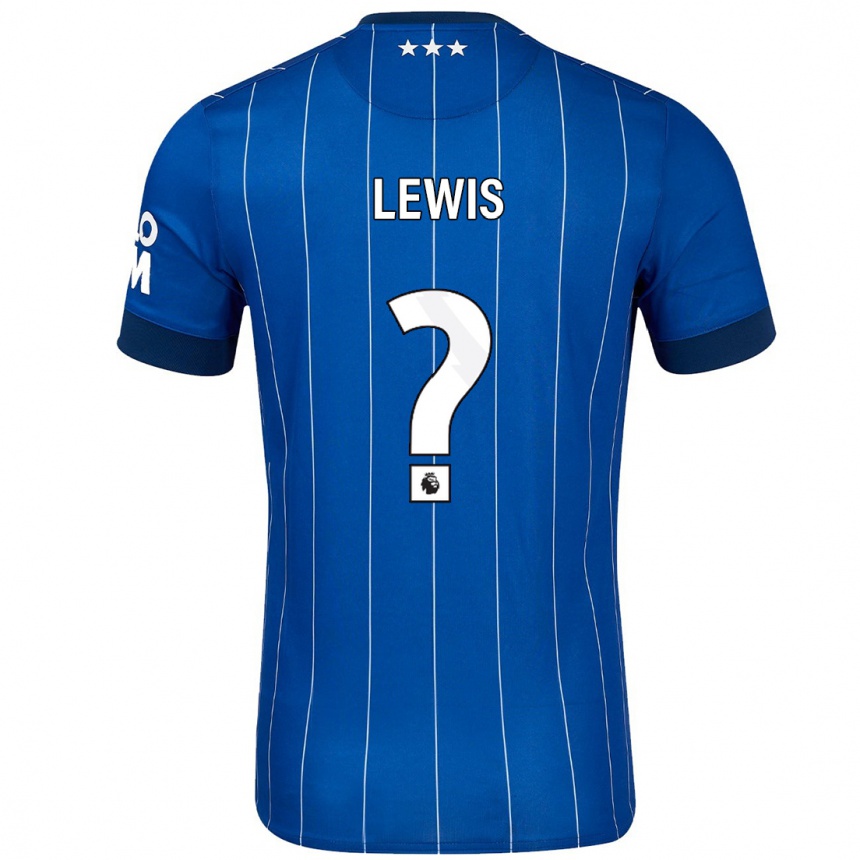 Niño Fútbol Camiseta Josh Lewis #0 Azul Marino 1ª Equipación 2024/25 México