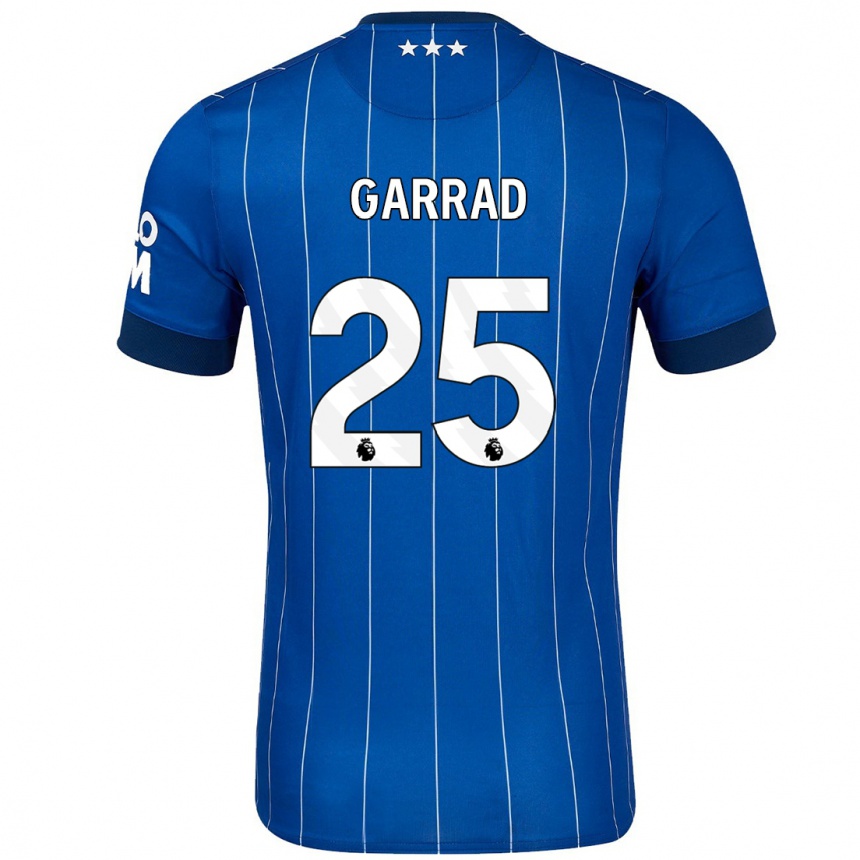 Niño Fútbol Camiseta Grace Garrad #25 Azul Marino 1ª Equipación 2024/25 México