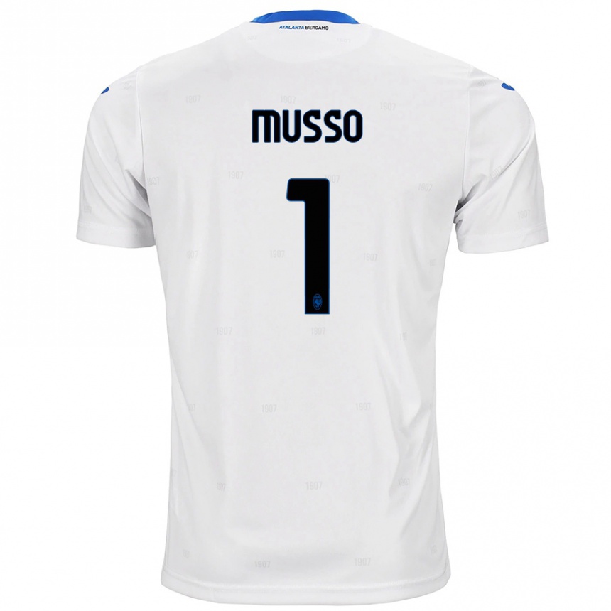 Niño Fútbol Camiseta Juan Musso #1 Blanco 2ª Equipación 2024/25 México