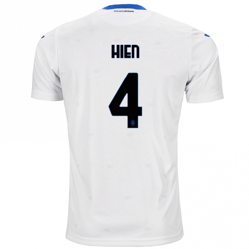 Niño Fútbol Camiseta Isak Hien #4 Blanco 2ª Equipación 2024/25 México