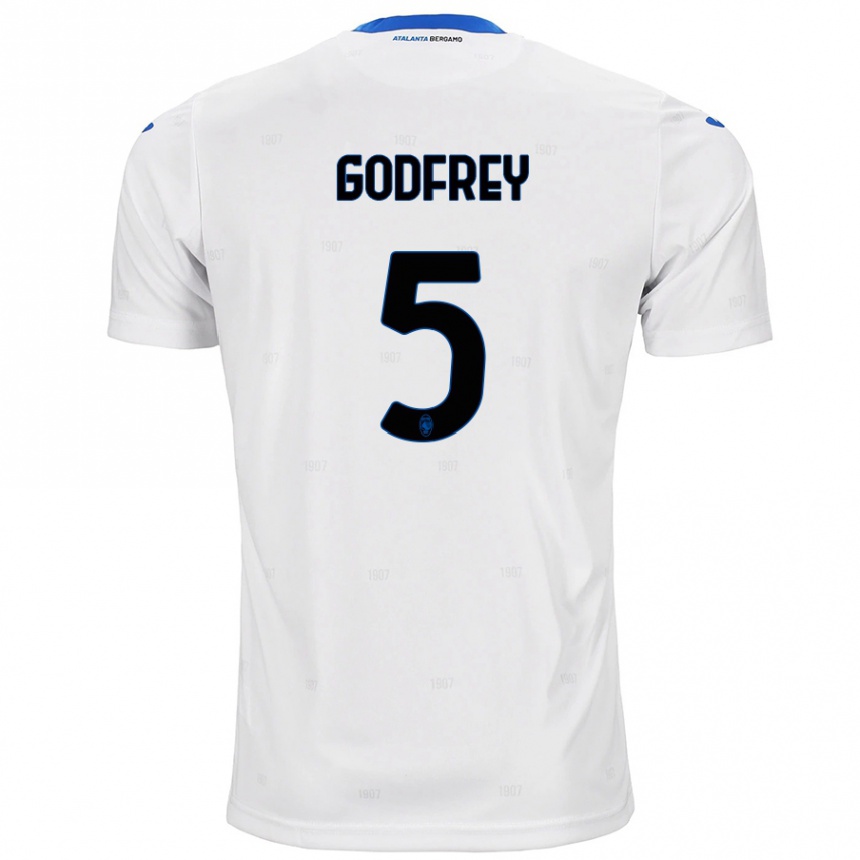 Niño Fútbol Camiseta Ben Godfrey #5 Blanco 2ª Equipación 2024/25 México