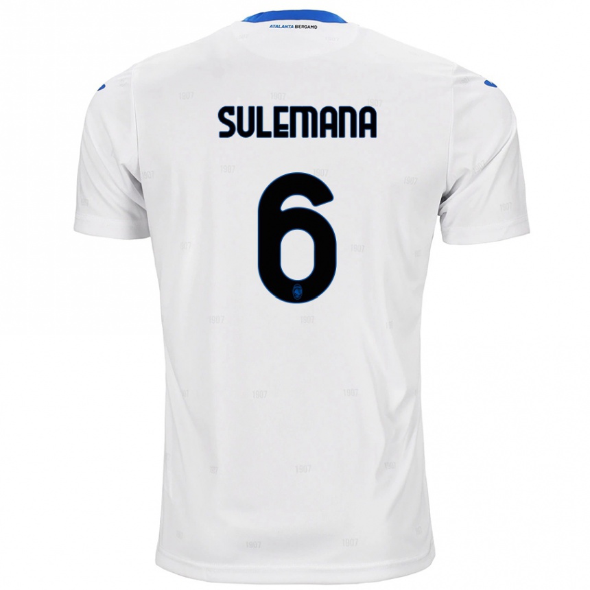 Niño Fútbol Camiseta Ibrahim Sulemana #6 Blanco 2ª Equipación 2024/25 México