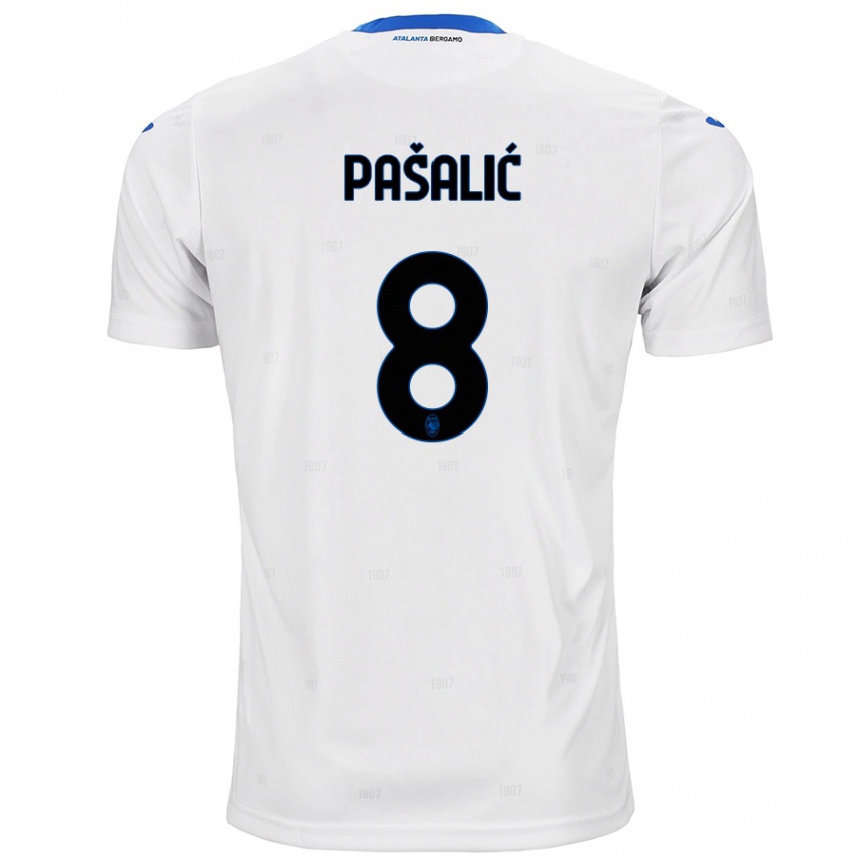 Niño Fútbol Camiseta Mario Pasalic #8 Blanco 2ª Equipación 2024/25 México