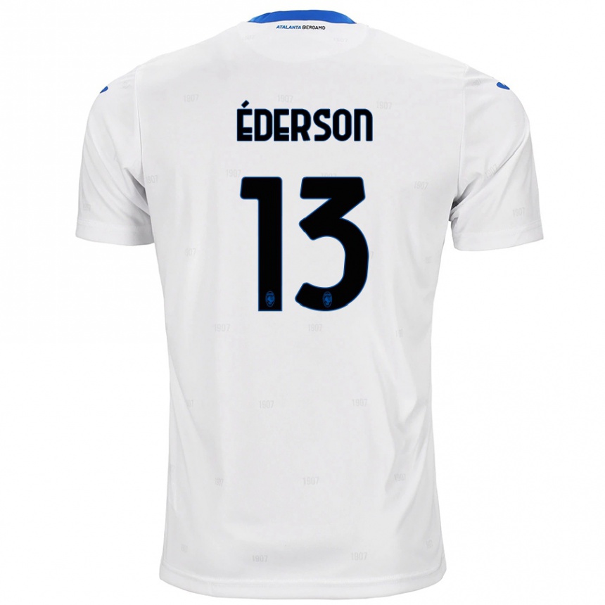 Niño Fútbol Camiseta Éderson #13 Blanco 2ª Equipación 2024/25 México