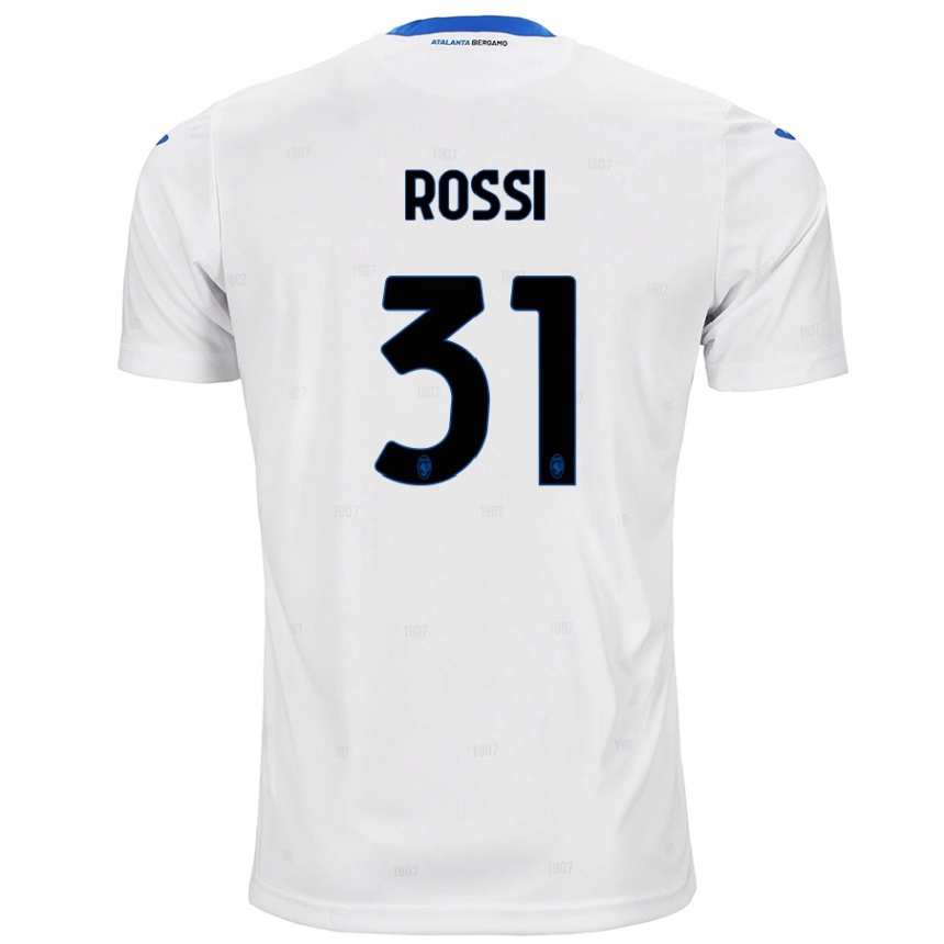 Niño Fútbol Camiseta Francesco Rossi #31 Blanco 2ª Equipación 2024/25 México