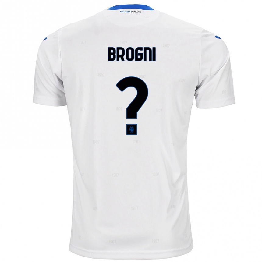 Niño Fútbol Camiseta Giorgio Brogni #0 Blanco 2ª Equipación 2024/25 México