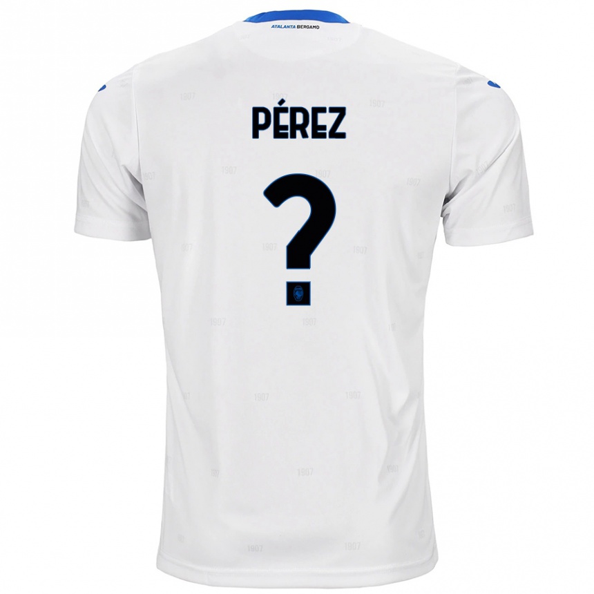 Niño Fútbol Camiseta David Pérez #0 Blanco 2ª Equipación 2024/25 México